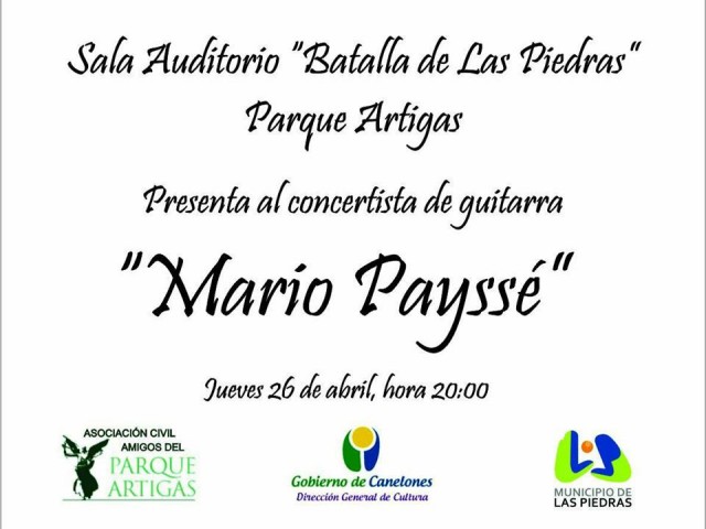 Concierto de guitarra de Mario Payssé